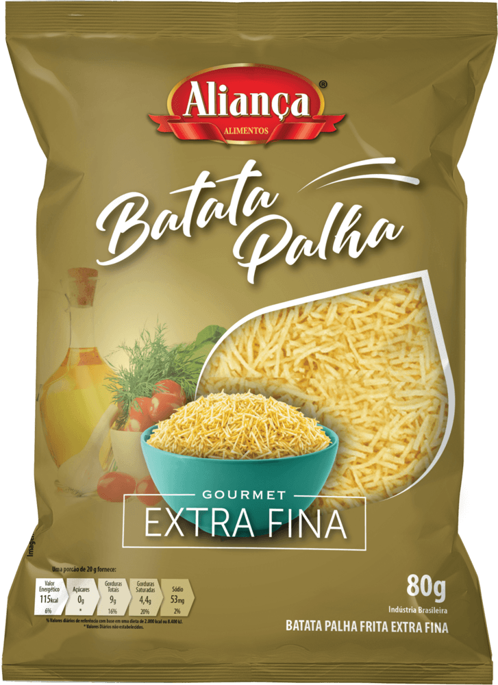 Batata Palha Aliança Gourmet Extra Fina 80g
