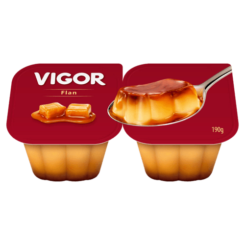 Sobremesa-Lactea-Flan-Baunilha-Calda-Caramelo-Vigor-Bandeja-190g-2-Unidades-de-95g-Cada