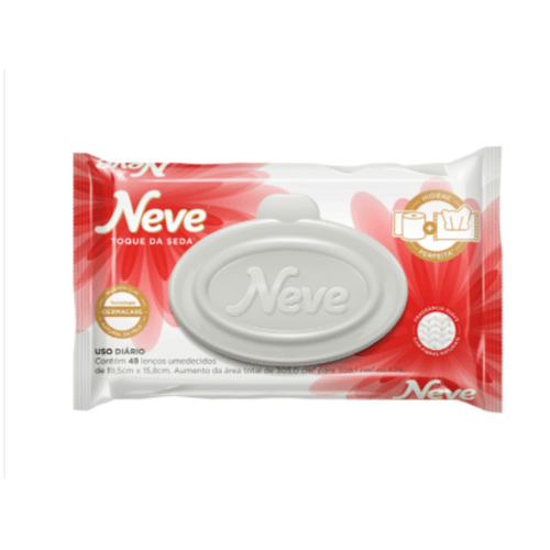 Lenco-Umedecido-com-Ingredientes-Hidratantes-e-Fibras-Naturais-Neve-Supreme-Pacote-48-Unidades Lenco-Umedecido-com-Ingredientes-Hidratantes-e-Fibras-Naturais-Neve-Supreme-Pacote-48-Unidades