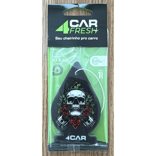 ODORIZ-AUTO-4CAR-FRESH-ICE-BLACK-FOLHINHA ODORIZ-AUTO-4CAR-FRESH-ICE-BLACK-FOLHINHA