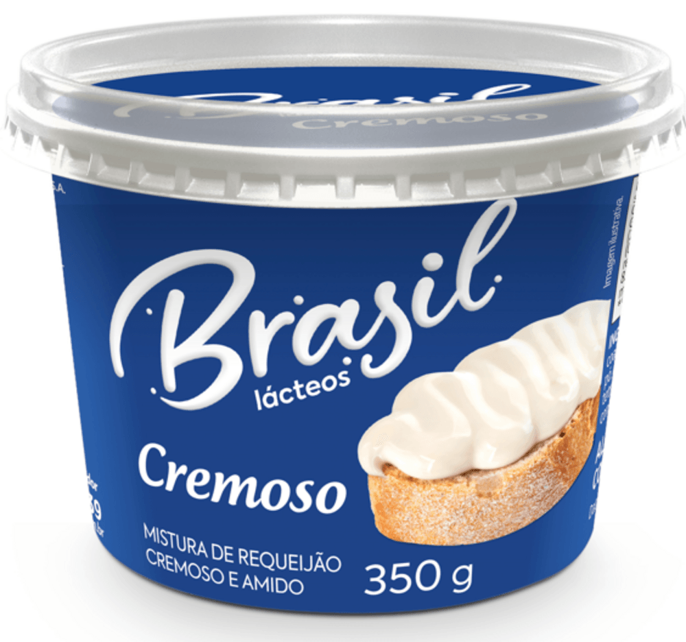 Mistura de Requeijão e Amido Brasil Pacote 350g