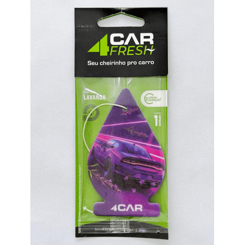 ODORIZ-AUTO-4CAR-FRESH-LAVANDA-FOLHINHA ODORIZ-AUTO-4CAR-FRESH-LAVANDA-FOLHINHA