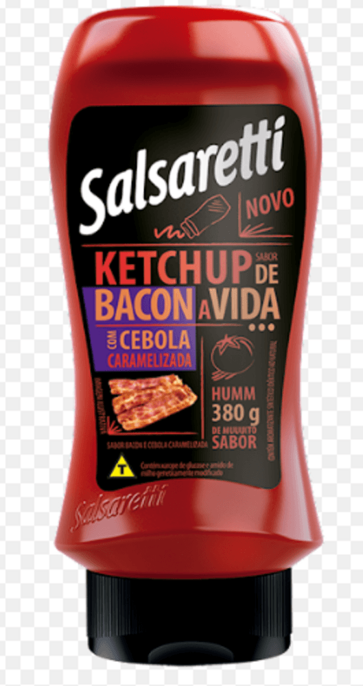 Ketchup Salsaretti Bacon Com Cebola Caramelizada 380g