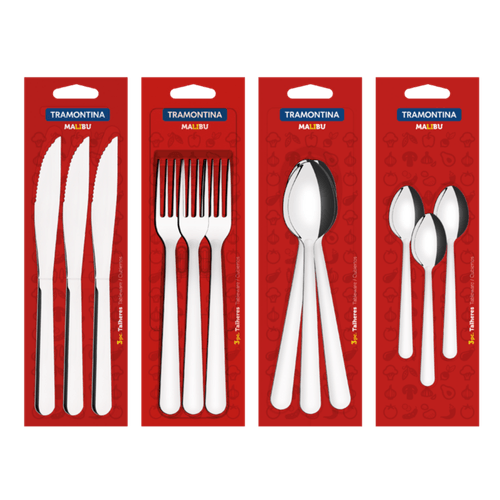 Conjunto-de-Talheres-Tramontina-Malibu-de-Inox-|-Com-3-Unidades