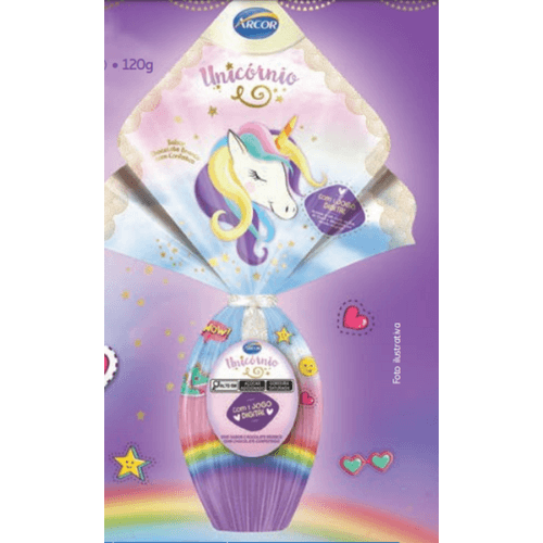 Ovo-Pascoa-Arcor-Unicornio-120g Ovo-Pascoa-Arcor-Unicornio-120g