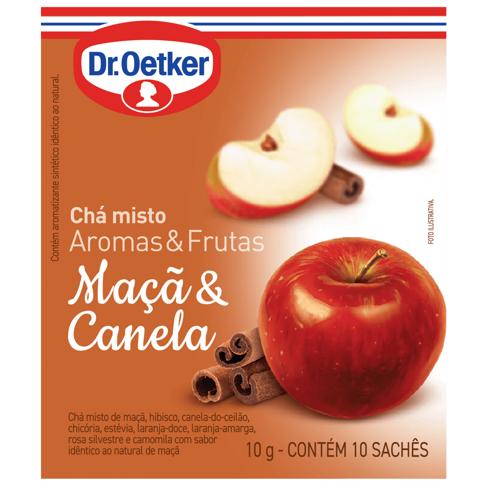 CHA MISTO  DR OETKER 10SQ-CX MAÇA C/CANELA