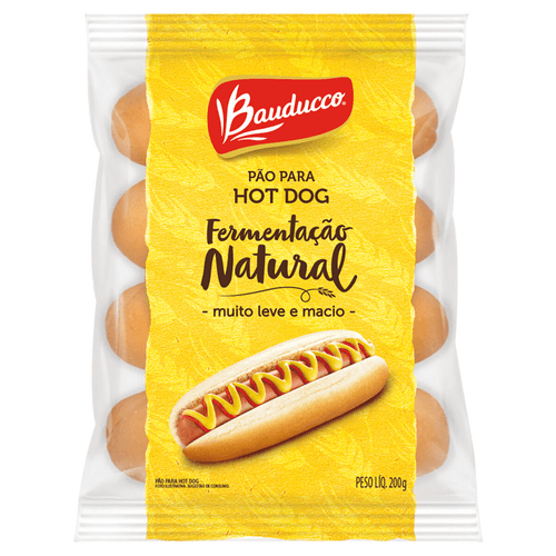 Pao-para-Hot-Dog-Bauducco-Pacote-200g Pao-para-Hot-Dog-Bauducco-Pacote-200g