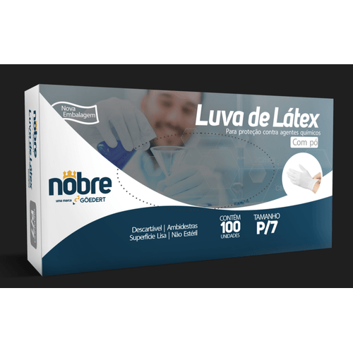 LUVA-LATEX-NOBRE-100UN LUVA-LATEX-NOBRE-100UN