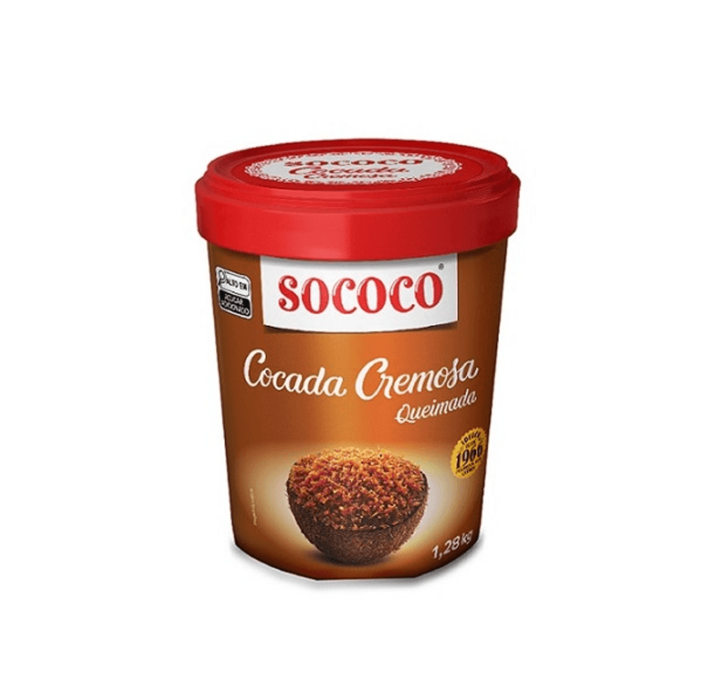 DOCE COCADA CREM SOCOCO 1,28KG-PT QUEIMADA