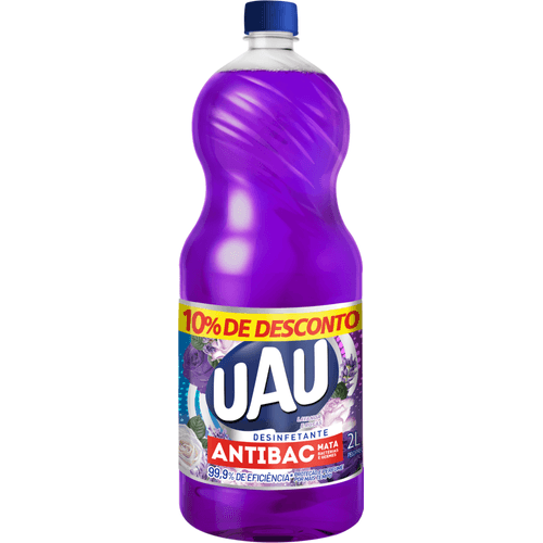 Desinfetante-Uau-Antibac-Lavanda-e-Rosas-2-Litros Desinfetante-Uau-Antibac-Lavanda-e-Rosas-2-Litros