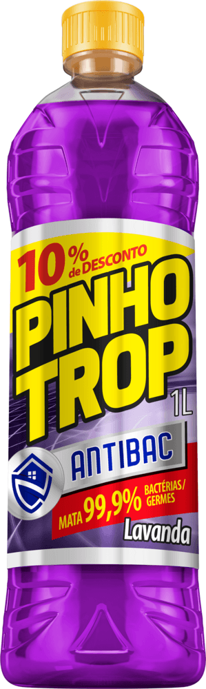 Desinfetante Pinho Trop Lavanda 10 Desconto 1l