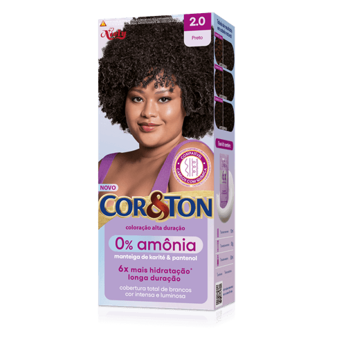 Kit-Coloracao-Creme-2.0-Preto-Manteiga-de-Karite---Pantenol-Niely-Cor-Ton Kit-Coloracao-Creme-2.0-Preto-Manteiga-de-Karite---Pantenol-Niely-Cor-Ton