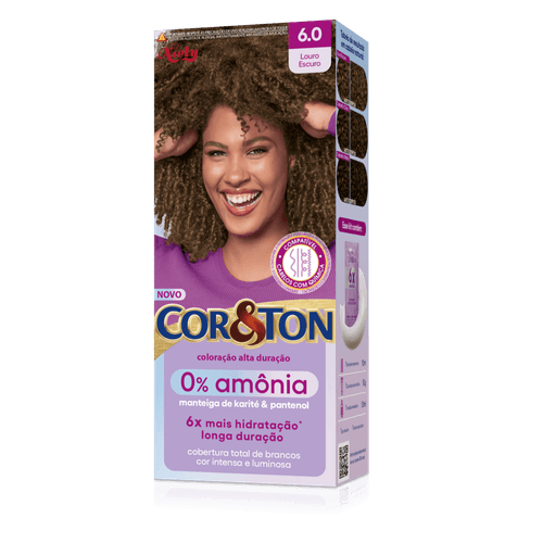 Kit-Coloracao-Creme-6.0-Louro-Escuro-Manteiga-de-Karite---Pantenol-Niely-Cor-Ton Kit-Coloracao-Creme-6.0-Louro-Escuro-Manteiga-de-Karite---Pantenol-Niely-Cor-Ton
