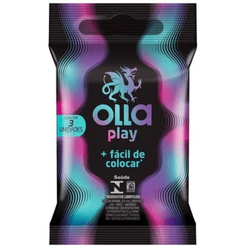 Preservativo-Olla-Play-pacote-com-3-unidades---Facil-de-colocar Preservativo-Olla-Play-pacote-com-3-unidades---Facil-de-colocar