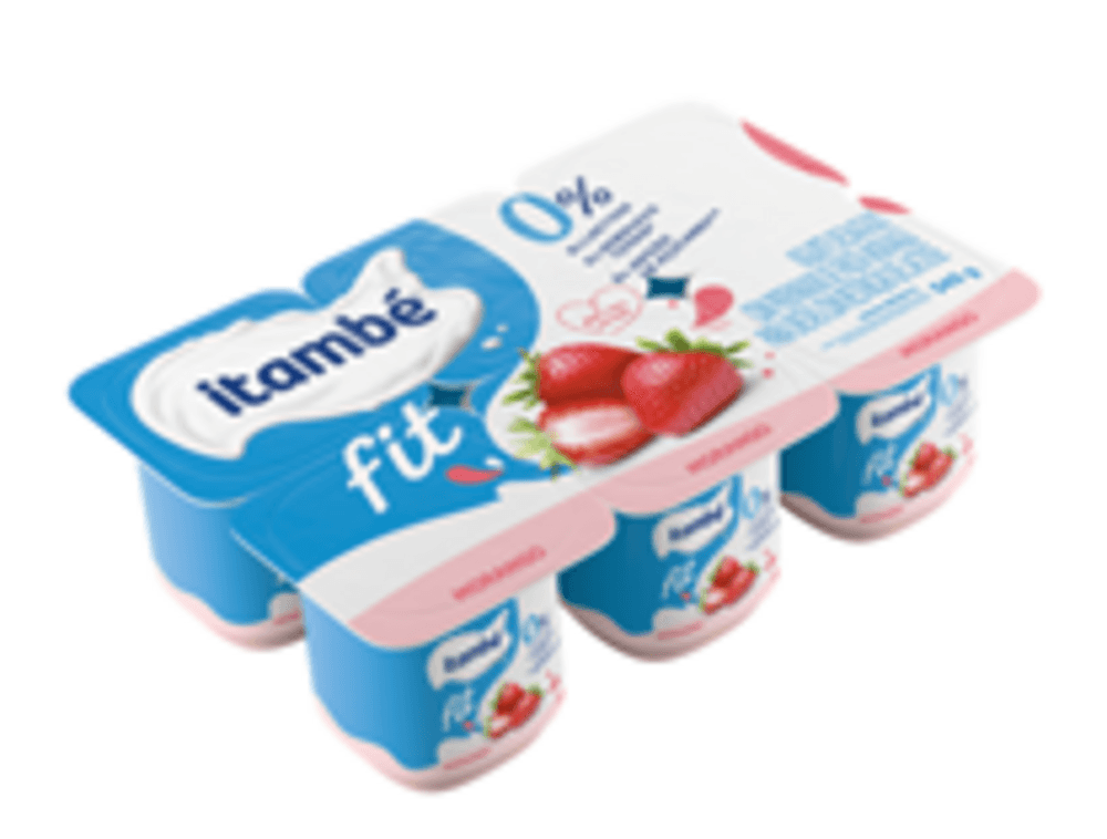 Iogurte Polpa Fit Itambé Zero Lactose Morango 540g