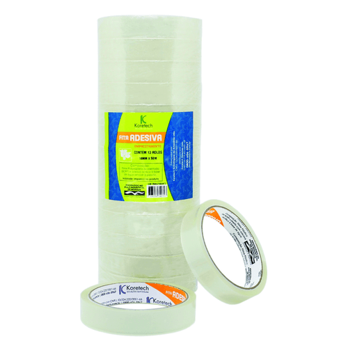 FITA-ADES-KORETECH-18MMX50M-TRANS FITA-ADES-KORETECH-18MMX50M-TRANS