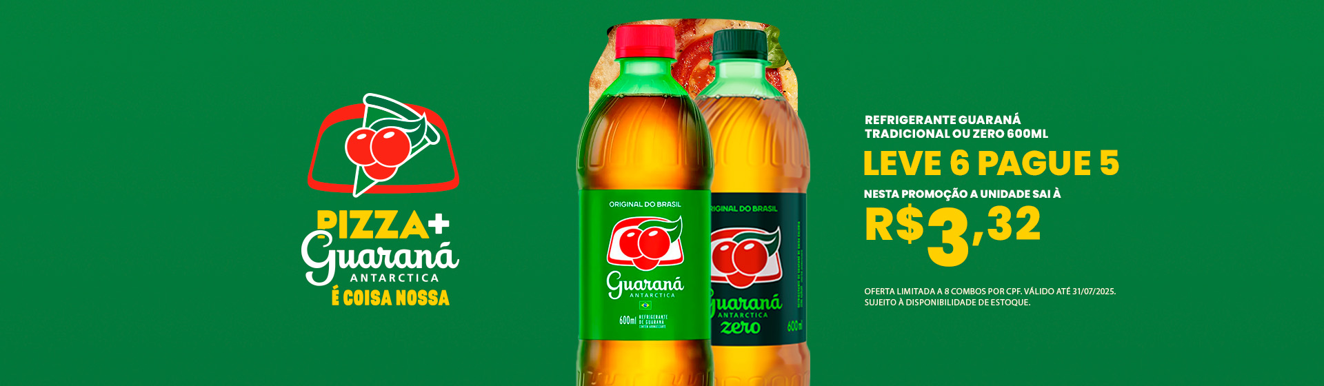 Refrigerante Guaraná Tradicional ou Zero 600ml ate 31/07