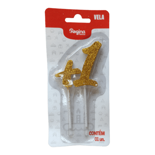 VELA-REGINA-PICK-MAIS-UM---1-DOURADA-01-UNIDADE VELA-REGINA-PICK-MAIS-UM---1-DOURADA-01-UNIDADE