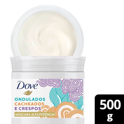 Mascara-de-Tratamento-com-Azeite-de-Oliva-Alta-Potencia-Dove-Liberdade-dos-Cabelos-Texturas-Reais-Ondulados-Cacheados-e-Crespos-Pote-500g