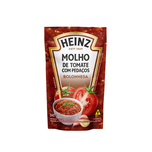MOLHO-TOMATE-HEINZ-BOLONHESA--240G MOLHO-TOMATE-HEINZ-BOLONHESA--240G