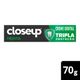 Creme-Dental-com-Fluor-e-Calcio-Menta-Closeup-Tripla-Protecao-Caixa-70g