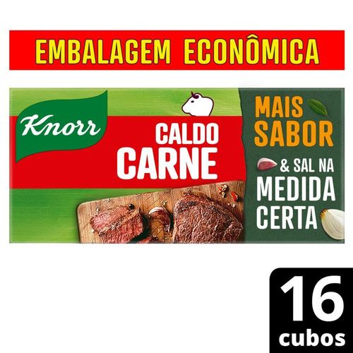 Preparado-para-Caldo-Tablete-Carne-Knorr-Mais-Sabor-Caixa-152g-16-Unidades-Embalagem-Economica Preparado-para-Caldo-Tablete-Carne-Knorr-Mais-Sabor-Caixa-152g-16-Unidades-Embalagem-Economica
