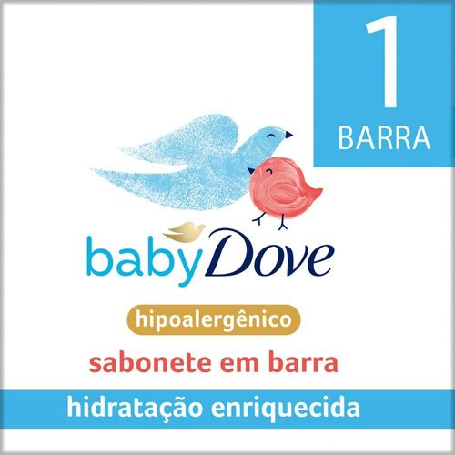 Sabonete-em-Barra-Hidratacao-Enriquecida-Dove-Baby-Caixa-75g Sabonete-em-Barra-Hidratacao-Enriquecida-Dove-Baby-Caixa-75g