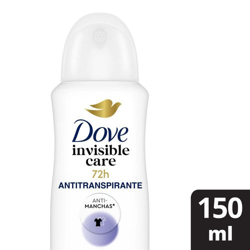 Desodorante-Antitranspirante-Aerosol-Dove-Invisible-Dry-150ml Desodorante-Antitranspirante-Aerosol-Dove-Invisible-Dry-150ml