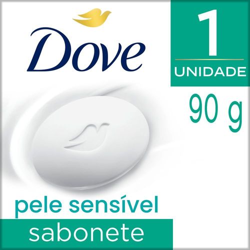 Sabonete-em-Barra-Dove-Pele-Sensivel-90-g Sabonete-em-Barra-Dove-Pele-Sensivel-90-g