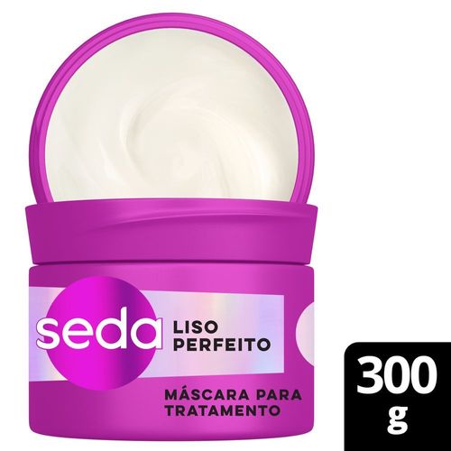 SEDA-MASCARA-DE-TRATAMENTO-SEDA-LISO-PERFEITO-POTE-300G SEDA-MASCARA-DE-TRATAMENTO-SEDA-LISO-PERFEITO-POTE-300G