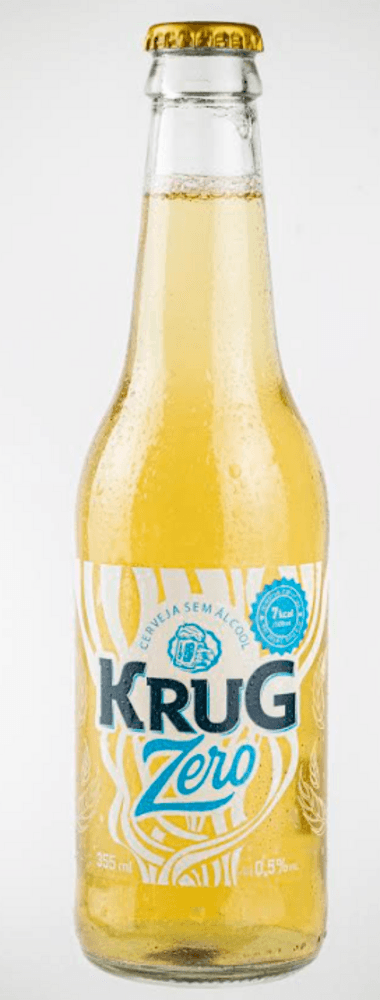 CERVEJA KRUG ZERO 355ML-LONG NECK SEM ALCOOL