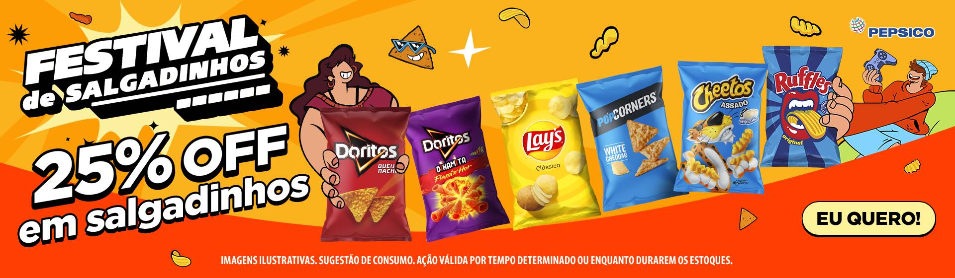 Pepsico: 25 off até 17/08