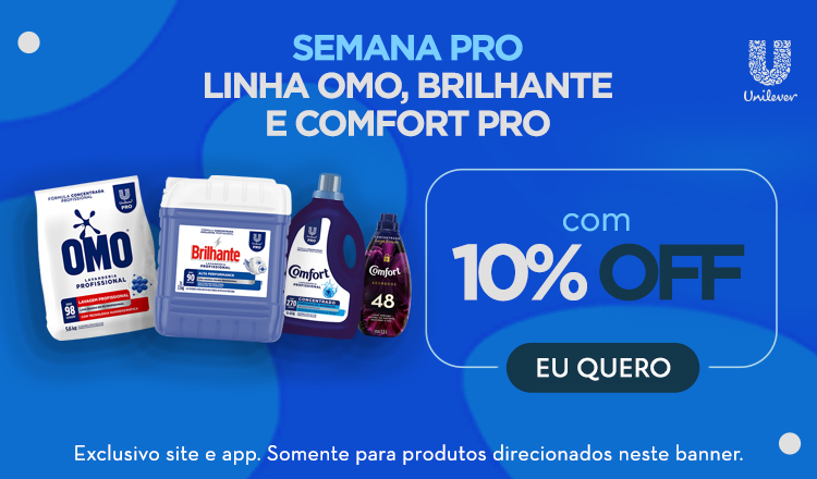 Omo, Brilhante, Comfort Especialista até 17/08