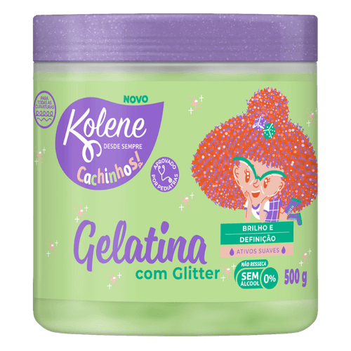 GELATINA-CABELO-KOLENE-500G-CACHINHOS-GLITTER GELATINA-CABELO-KOLENE-500G-CACHINHOS-GLITTER