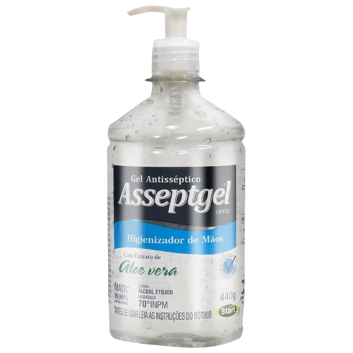 Alcool-em-Gel-Antisseptico-Higienizador-para-Maos-Asseptgel-Cristal-420g Alcool-em-Gel-Antisseptico-Higienizador-para-Maos-Asseptgel-Cristal-420g