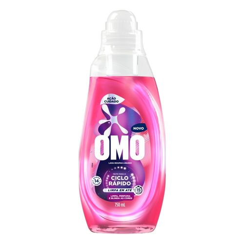 LAVA-ROUPA-OMO-CICLORAPIDO-750ML-ACAO-CUIDADO LAVA-ROUPA-OMO-CICLORAPIDO-750ML-ACAO-CUIDADO