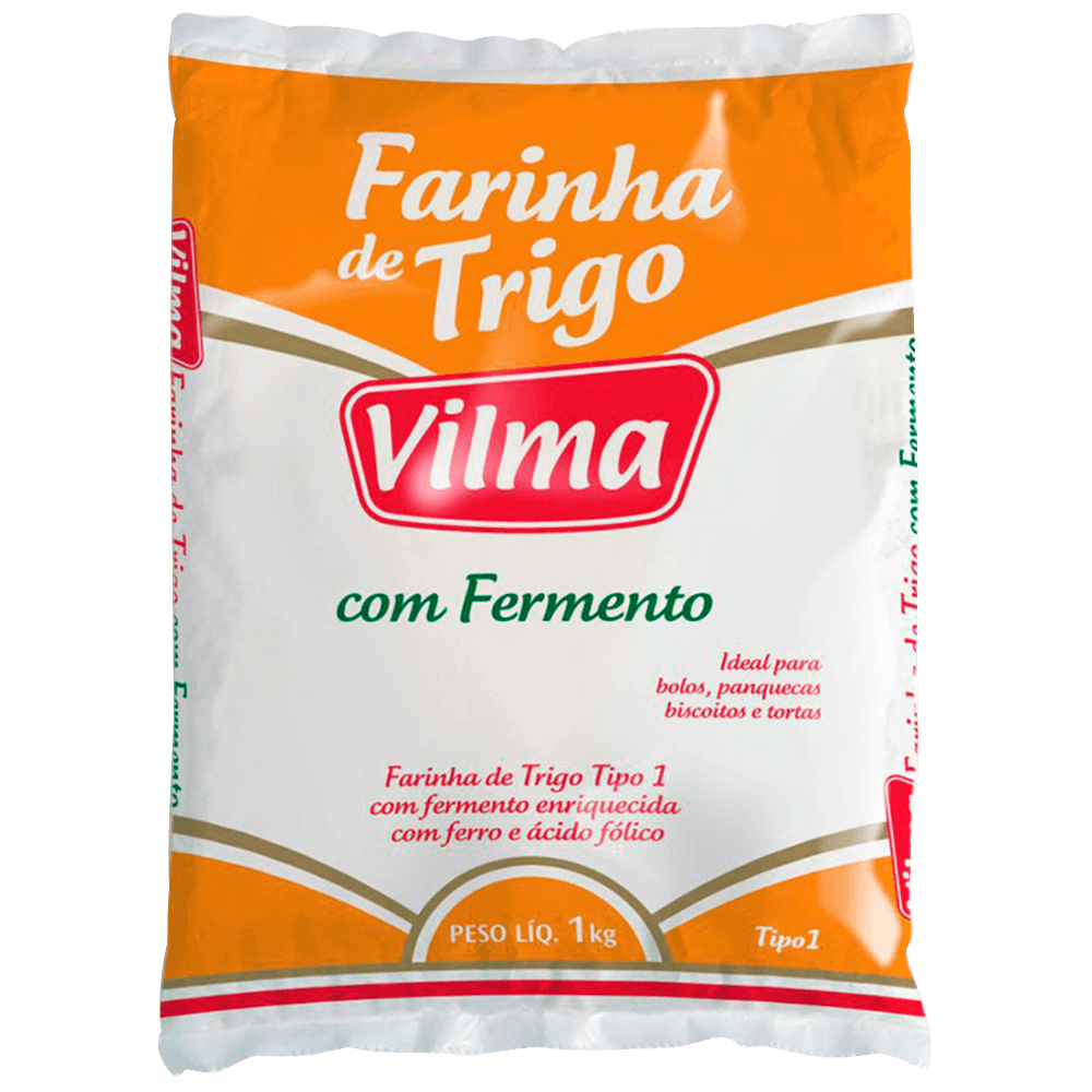 Farinha de Trigo Vilma com Fermento 1 kg