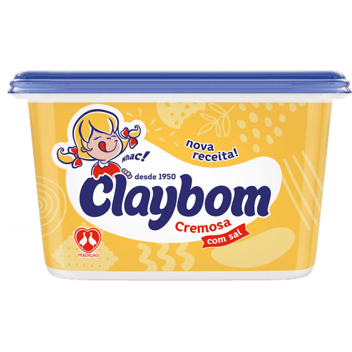 Margarina-Cremosa-com-Sal-e-Creme-de-Leite-Claybom-Pote-1kg Margarina-Cremosa-com-Sal-e-Creme-de-Leite-Claybom-Pote-1kg