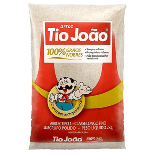 Arroz-Tio-Joao-100--Graos-Nobres-Tipo-1-Classe-Longo-Fino-2kg Arroz-Tio-Joao-100--Graos-Nobres-Tipo-1-Classe-Longo-Fino-2kg