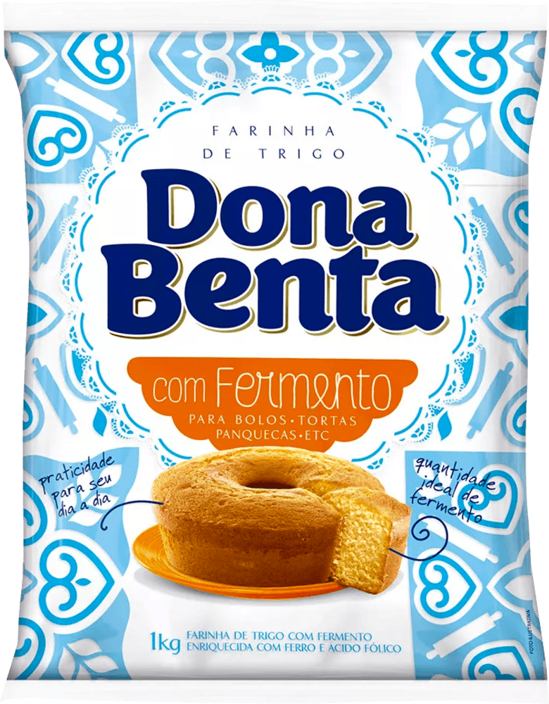 Farinha de Trigo Dona Benta com Fermento 1kg