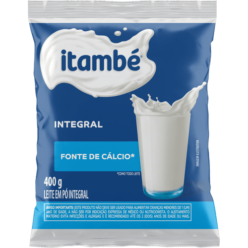 Leite-em-Po-Integral-Itambe-Pacote-400g Leite-em-Po-Integral-Itambe-Pacote-400g