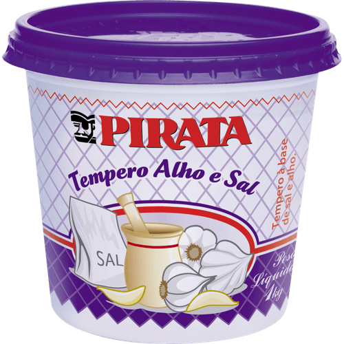 Tempero-Pirata-Alho-E-Sal-1kg Tempero-Pirata-Alho-E-Sal-1kg