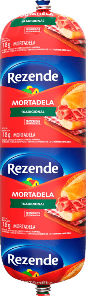 Mortadela Rezende Bolonhesa Peça 1Kg