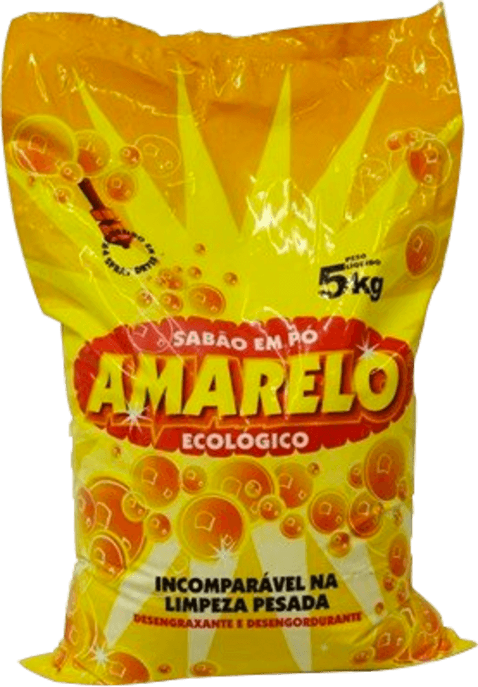 Detergente Em Pó Amarelo 5kg