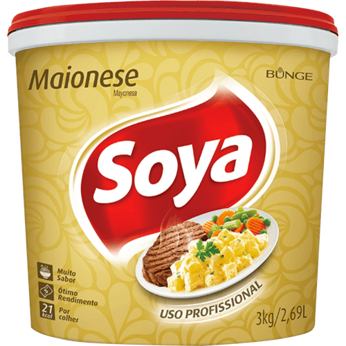 Maionese-Soya-Balde-3kg Maionese-Soya-Balde-3kg
