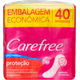 Protetor-Diario-sem-Abas-Carefree-Protecao-Pacote-40-Unidades-Leve-Mais-Pague-Menos