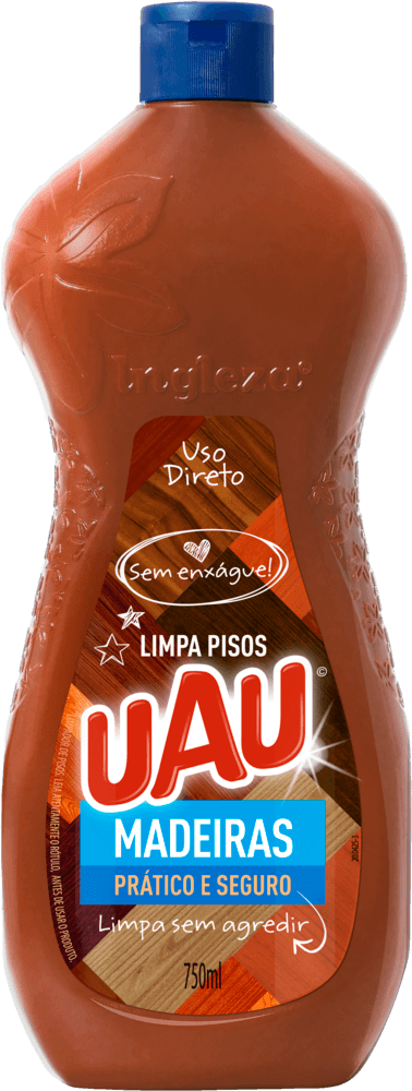Limpador para Pisos de Madeira Uau Squeeze 750ml
