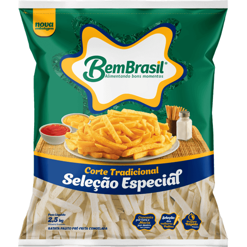 Batata-Palito-Congelada-Bem-Brasil-Pre-Frita-Pacote-25kg