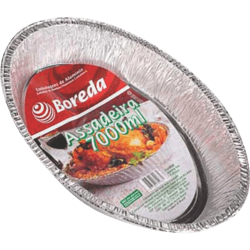 Assadeira-Descartavel-Boreda-Oval Assadeira-Descartavel-Boreda-Oval