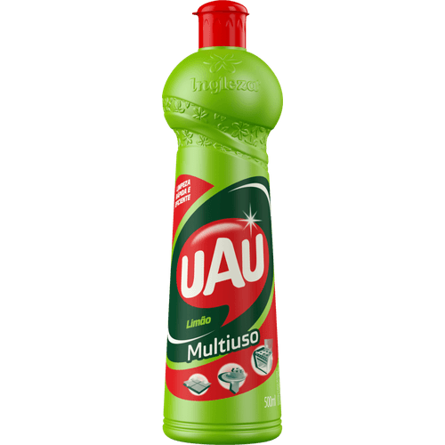 Limpador-Detergente-Desengordurante-Multiuso-Limao-Siciliano-Uau-Squeeze-500ml Limpador-Detergente-Desengordurante-Multiuso-Limao-Siciliano-Uau-Squeeze-500ml